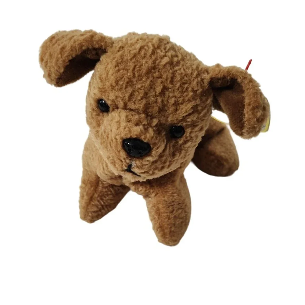 Vintage Ty Beanie Babies Tuffy The Terrier Dog Plush Stuffed Animal 1996 6